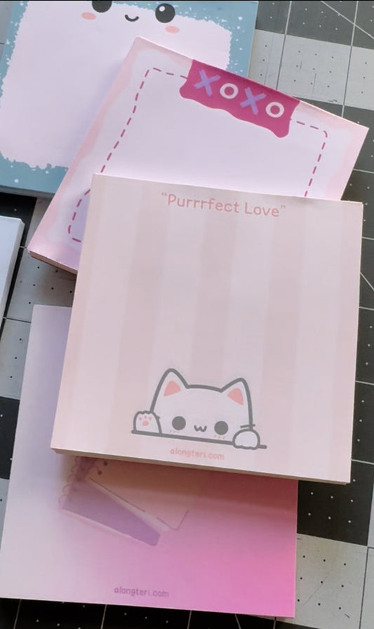 Hello Cutie Kitty ~ Cute Memo Pad