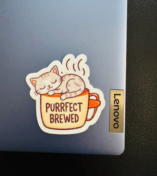 Purrfect brewed