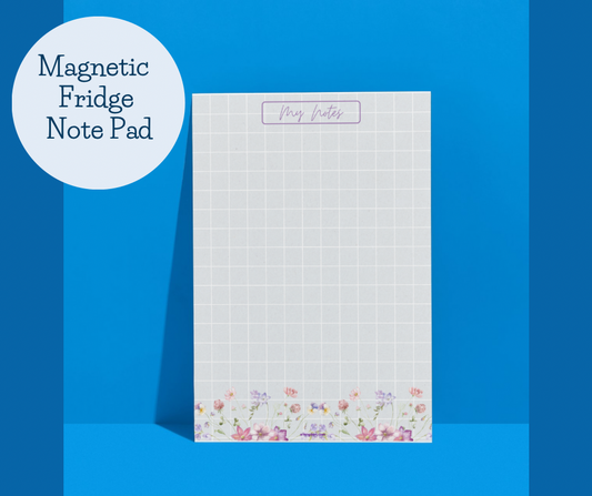 Floral FRIDGE Magnet Note Pad